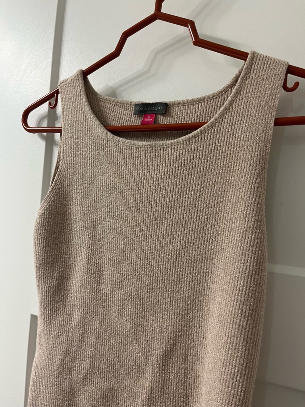 Vince Camuto Ribbed Knit Tank Top- Small